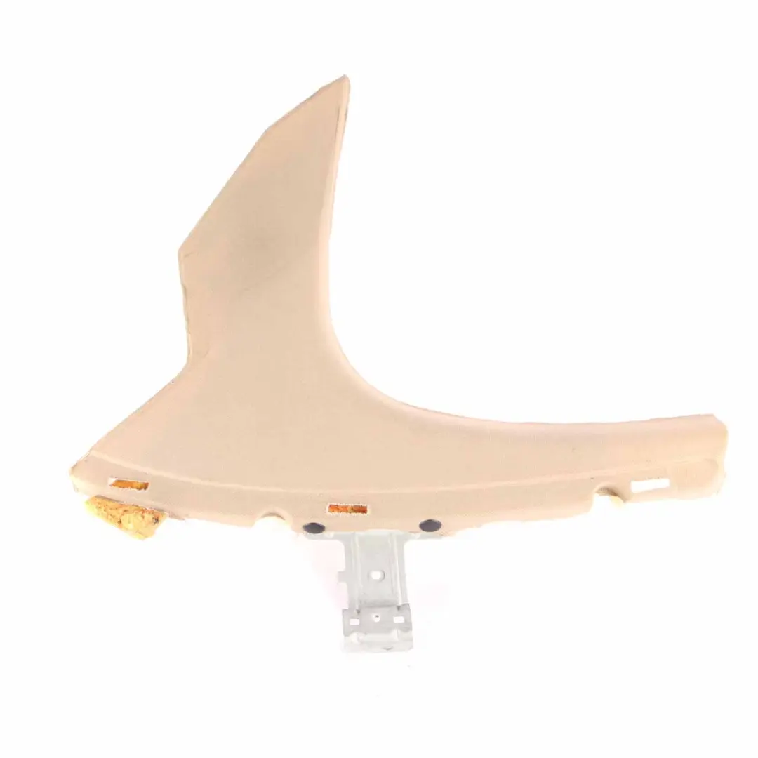 BMW E60 LCI Trim Panel C-column Cover Right Cream Beige O/S 6987134