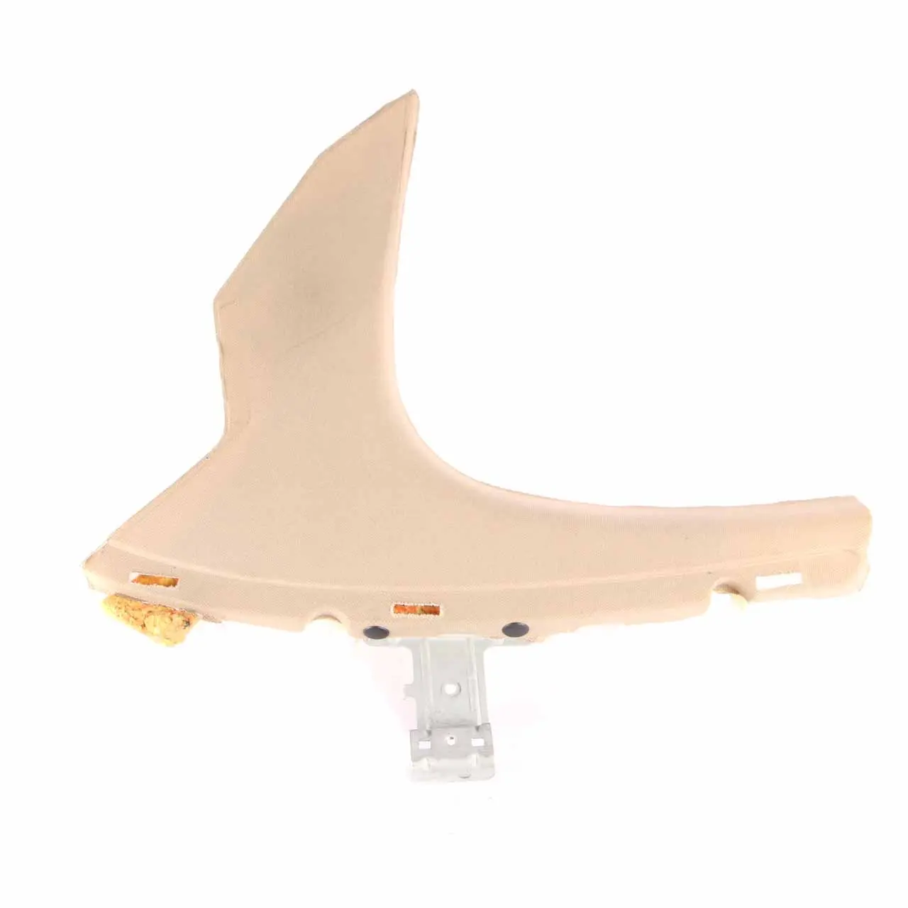 BMW E60 LCI Trim Panel C-column Cover Right Cream Beige O/S 6987134