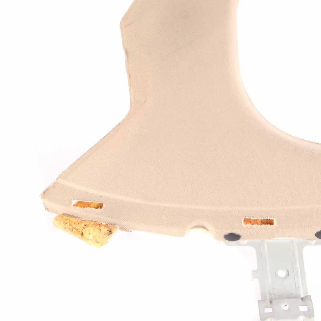 BMW E60 LCI Trim Panel C-column Cover Right Cream Beige O/S 6987134