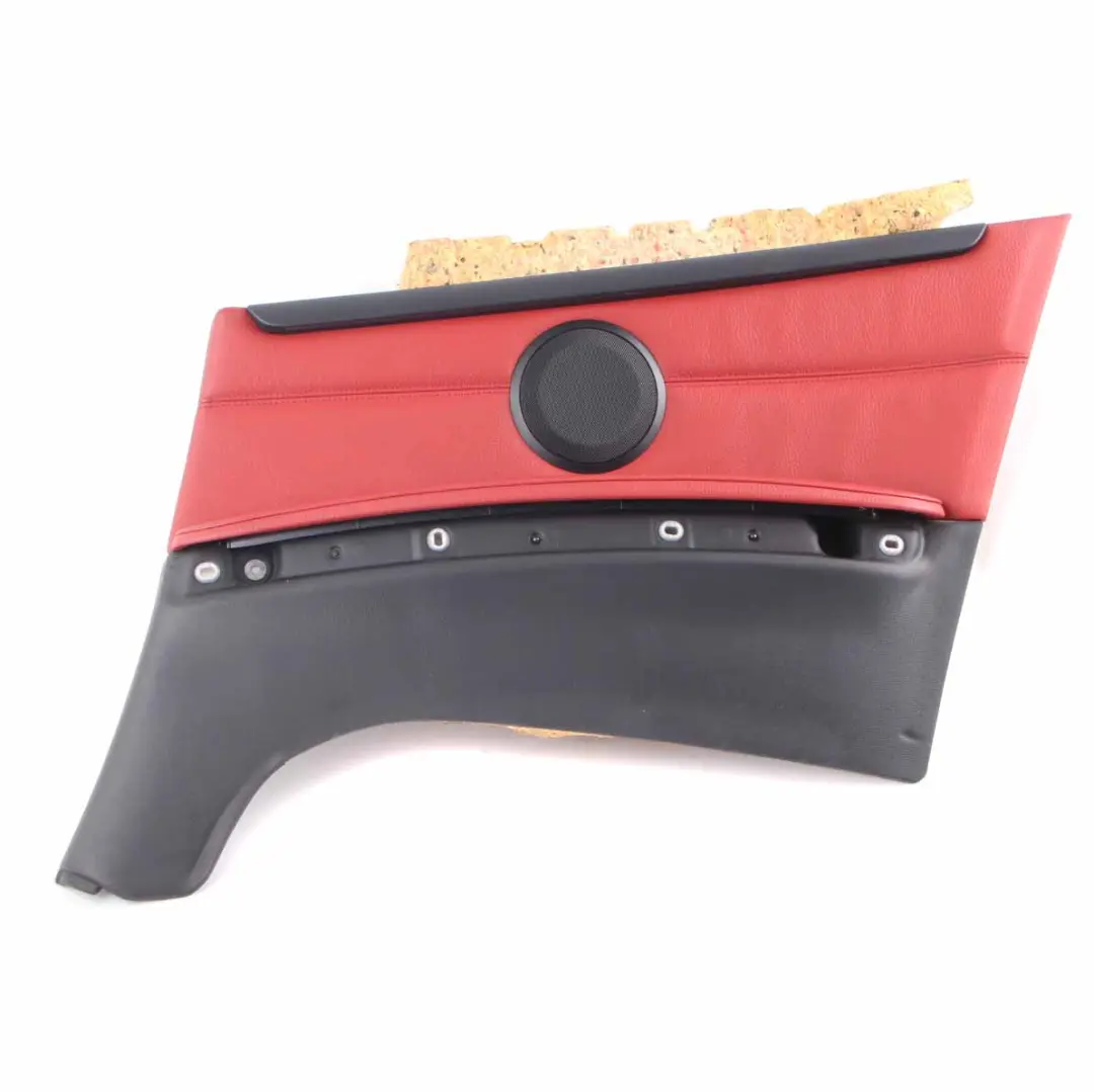 Embellecedor Lateral BMW E93 Cabrio Trasero Derecho Forro Cuero Rojo Coral