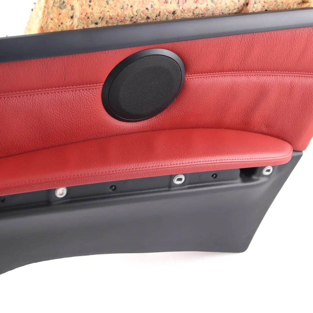 Lateral Trim Panel BMW E93 Cabrio Rear Right O/S Trim Lining Leather Coral Red