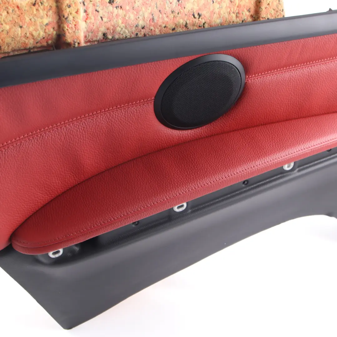 Lateral Trim Panel BMW E93 Cabrio Rear Left N/S Trim Lining Leather Coral Red