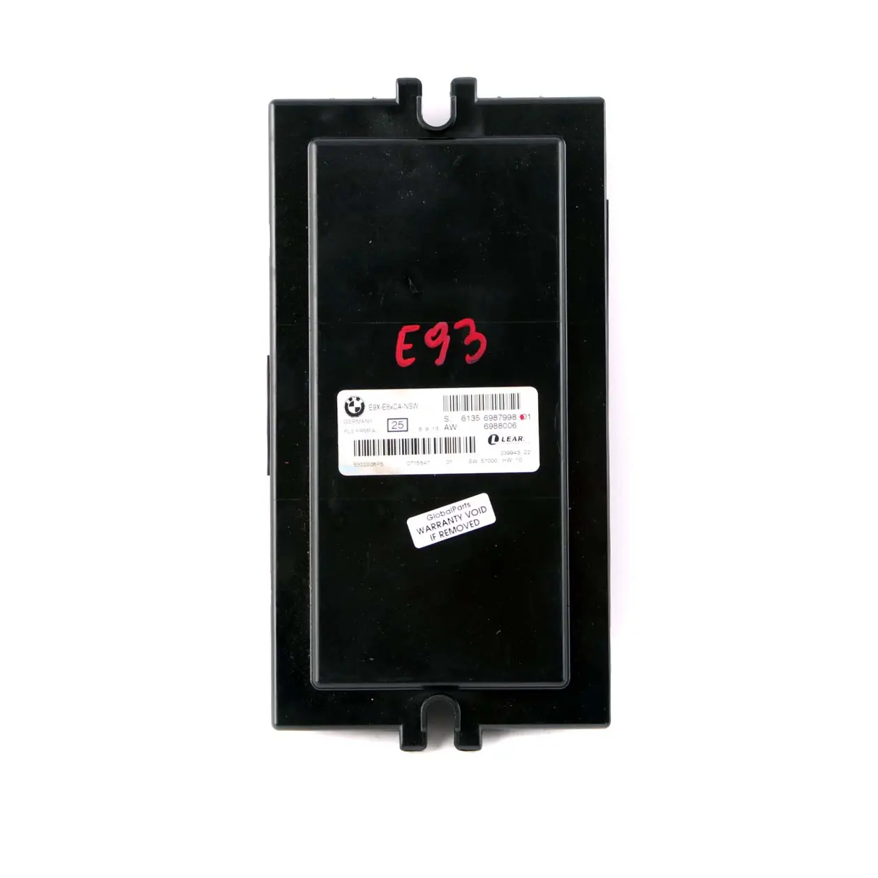 BMW 1 er E87 Lichtmodul Steuergerät Fussraummodul ECU NSW PL2 FRMFA 6987998 