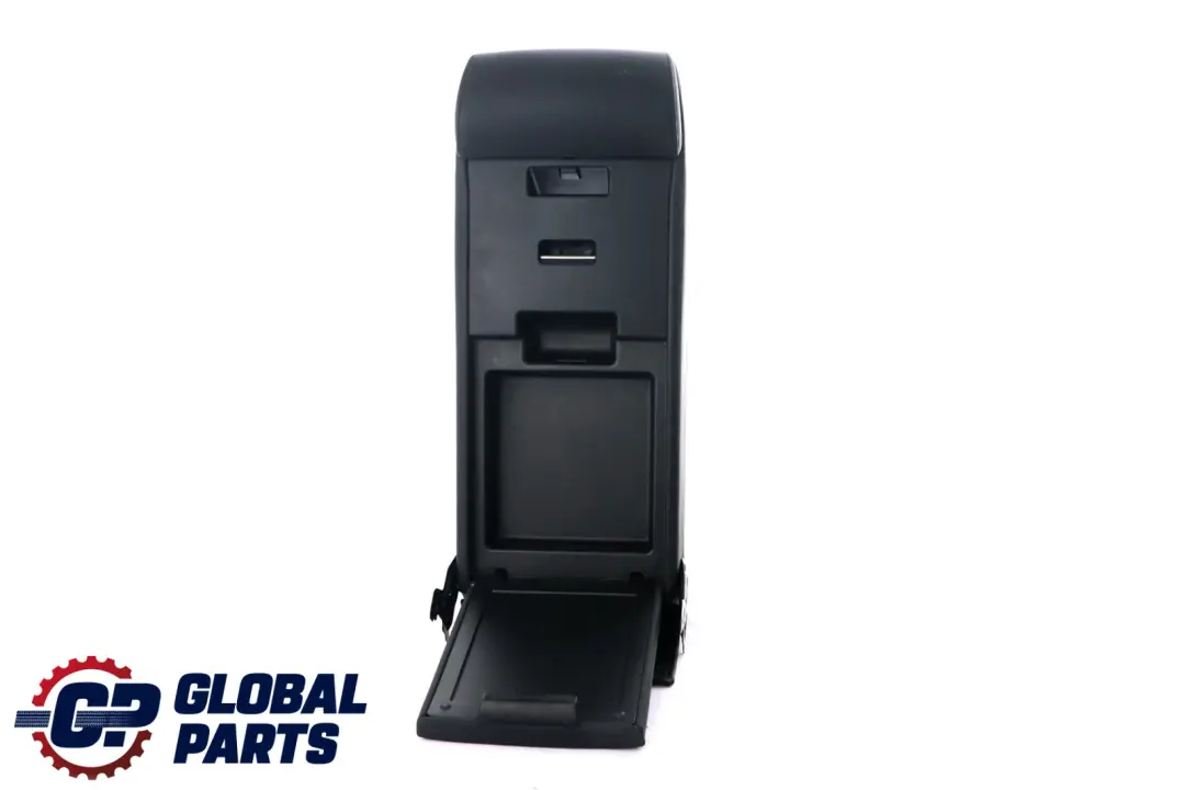 BMW 5 Series E60 Rear Seat Backrest Centre Armrest Shelf Cup Holder Black