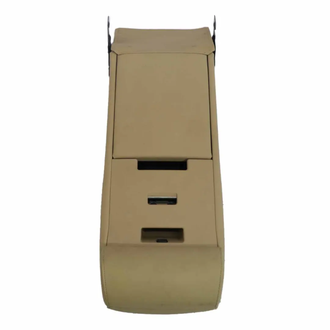 BMW E60 Armlehne Basis Fach Leder Beige 6988616