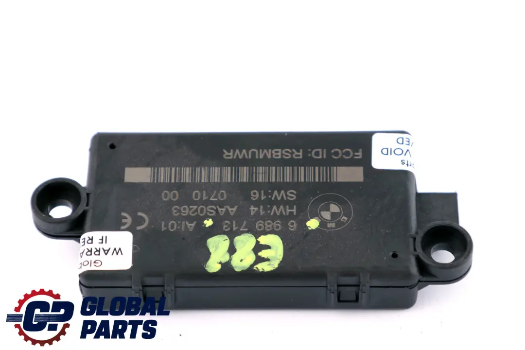 BMW Z4 E88 E89 E93 Convertible Cabrio DWA-Modulo De Sistema De Alarma 6989713