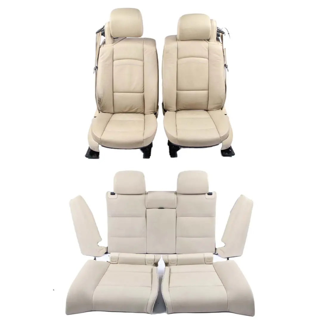 Seats Leather BMW E93 Convertible Heated Cream Beige Set Seat Electric Memory