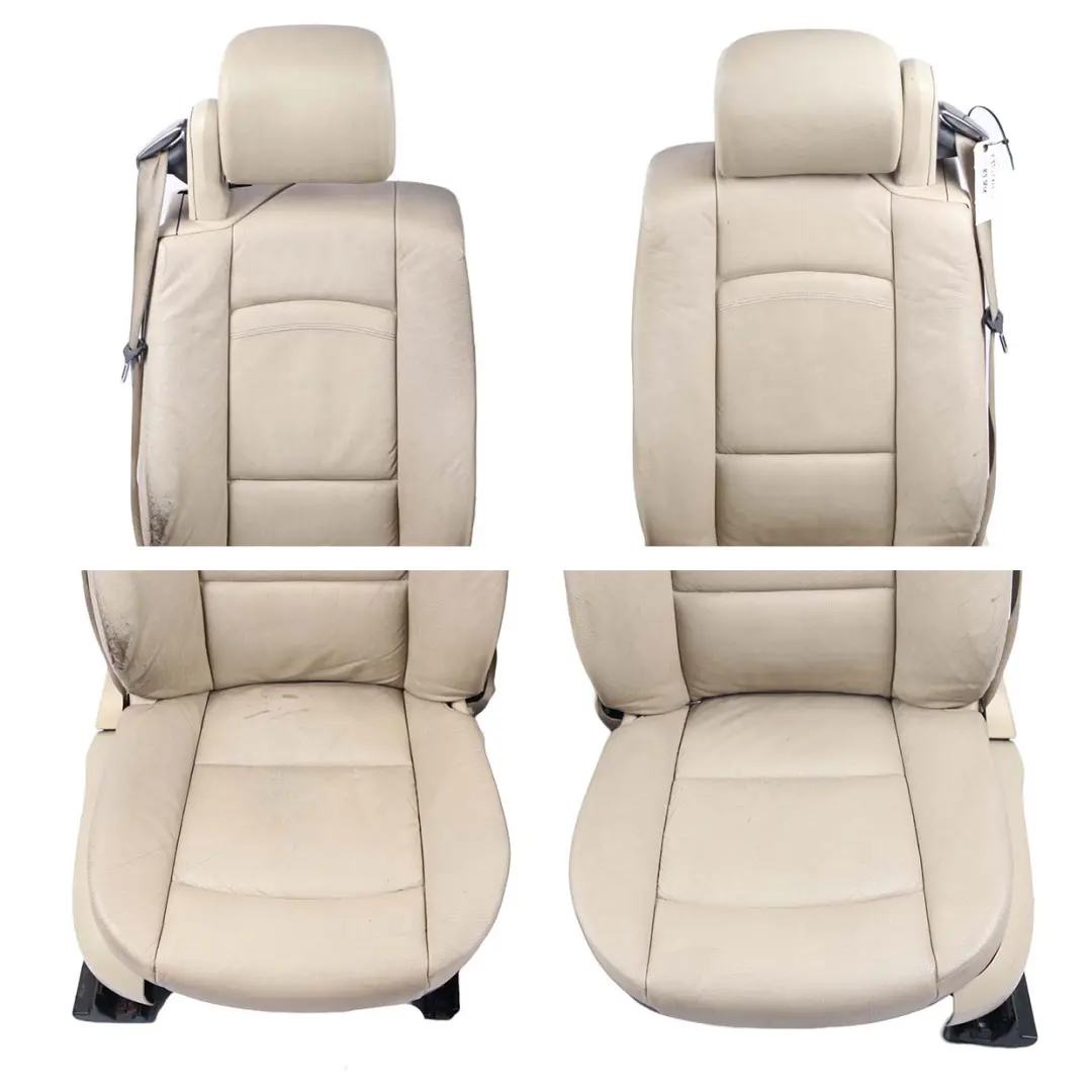 Seats Leather BMW E93 Convertible Heated Cream Beige Set Seat Electric Memory
