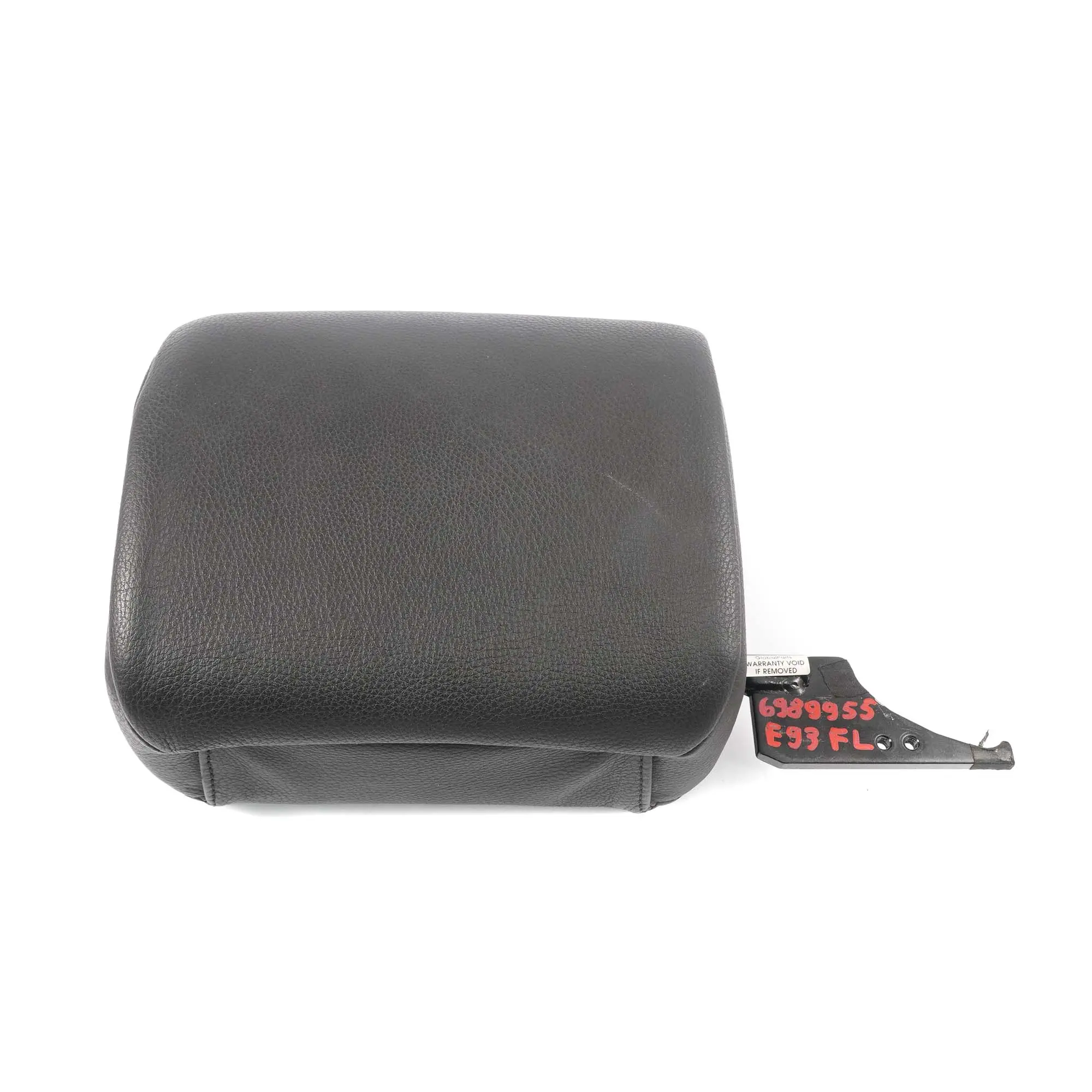 BMW E93 Convertible Asiento Reposacabezas Delantero Izquierdo Cuero Negro