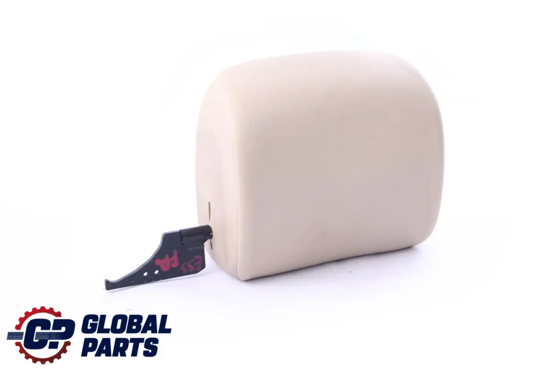 BMW E93 Convertible Asiento Delantero Derecho Reposacabezas Cuero Crema Beige