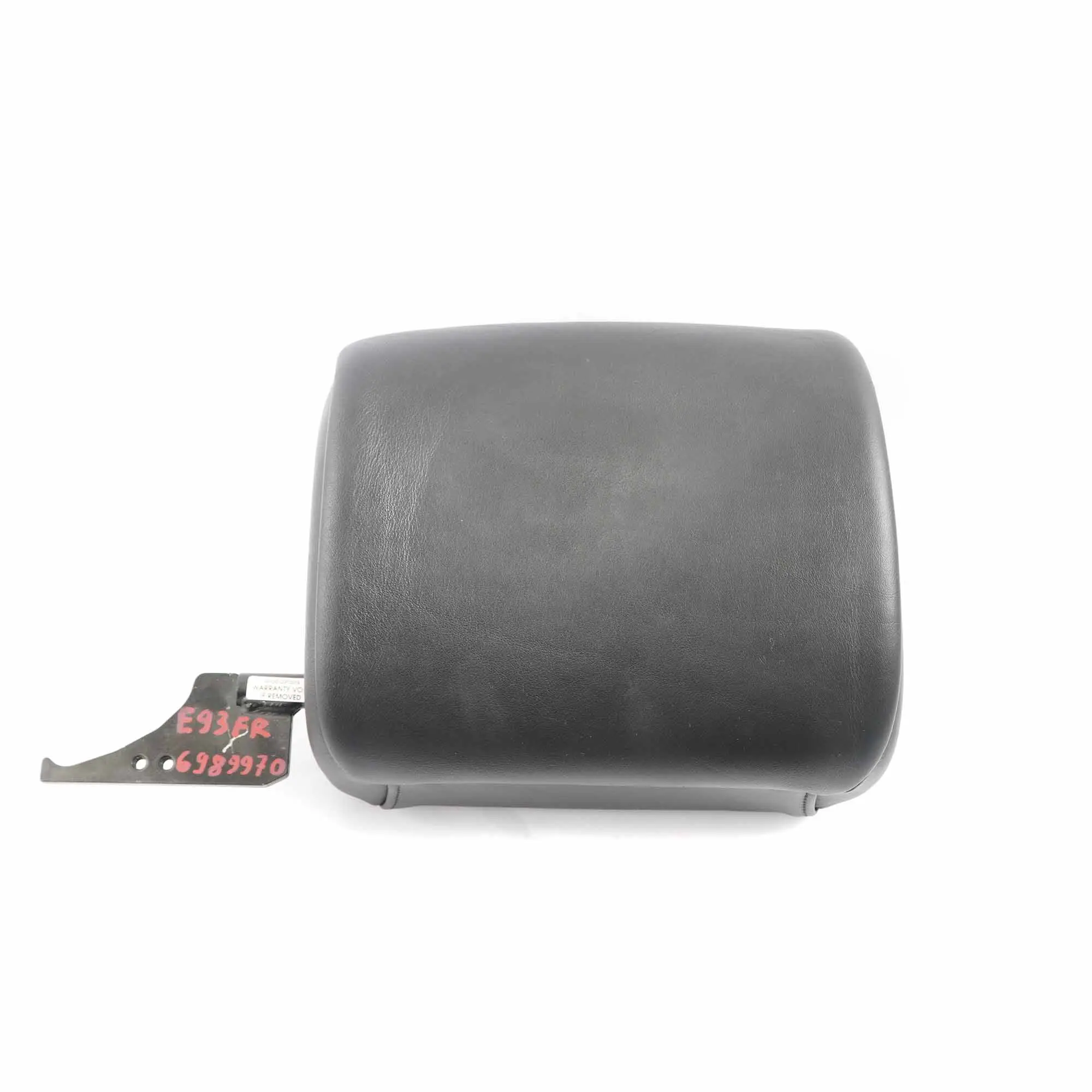 Seat Headrest BMW E93 Convertible Front Right O/S Head Rest Black Leather