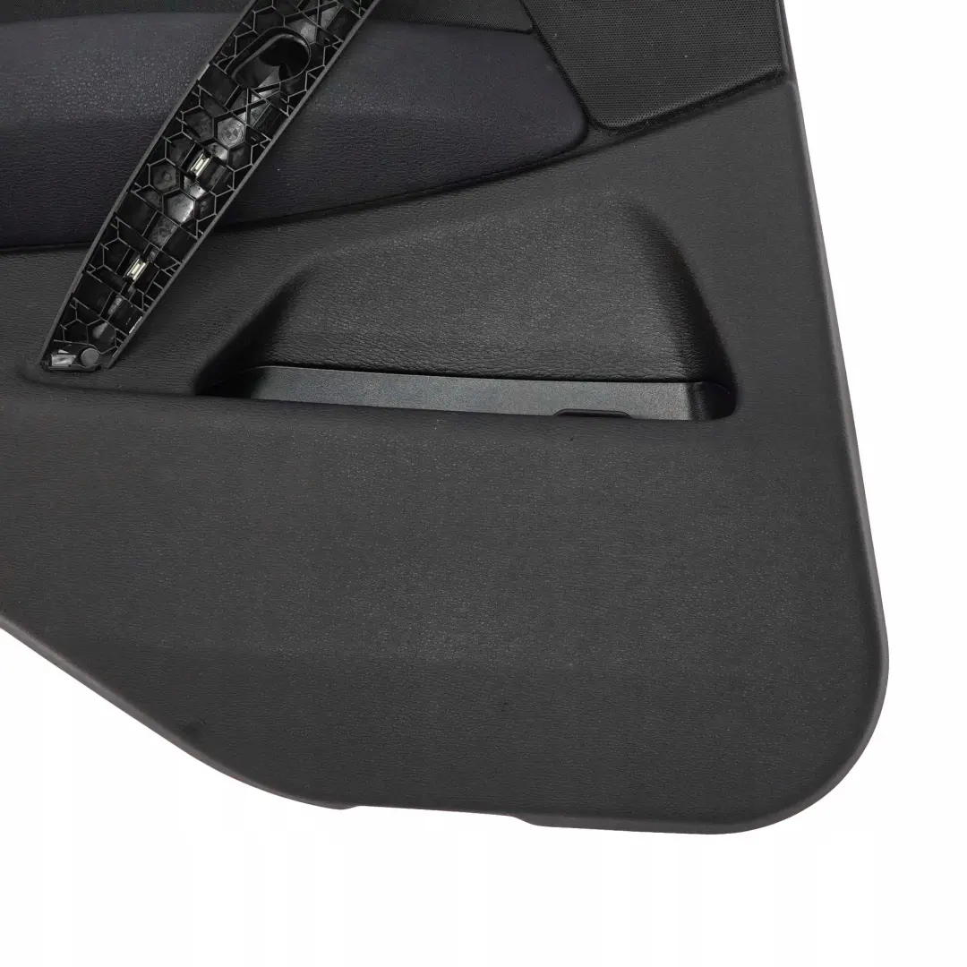 BMW E83 LCI Rear Left Door Card Lining Cloth Black