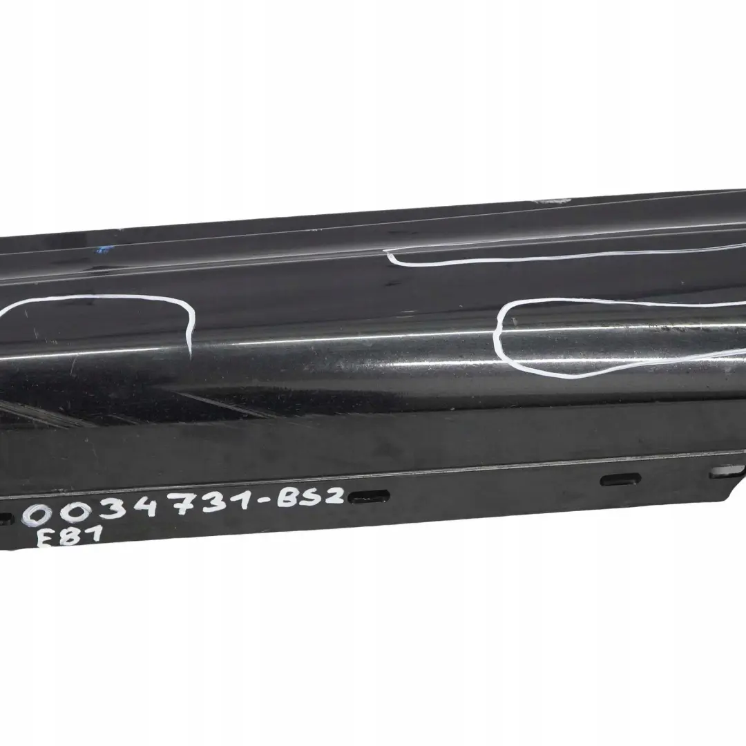 BMW 1 E81 E82 E88 2 M Sport Sill Strip Side Skirt Left N/S Black Sapphire - 475