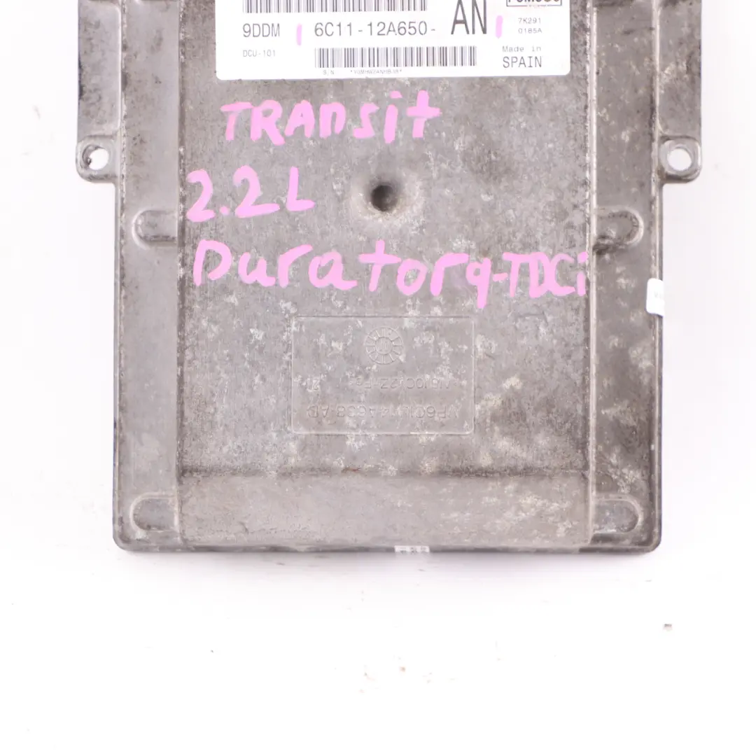 Ford Transit MK7 2.2 TDCI Diesel Motorsteuergerät ECU Handbuch 6C1112A650AN