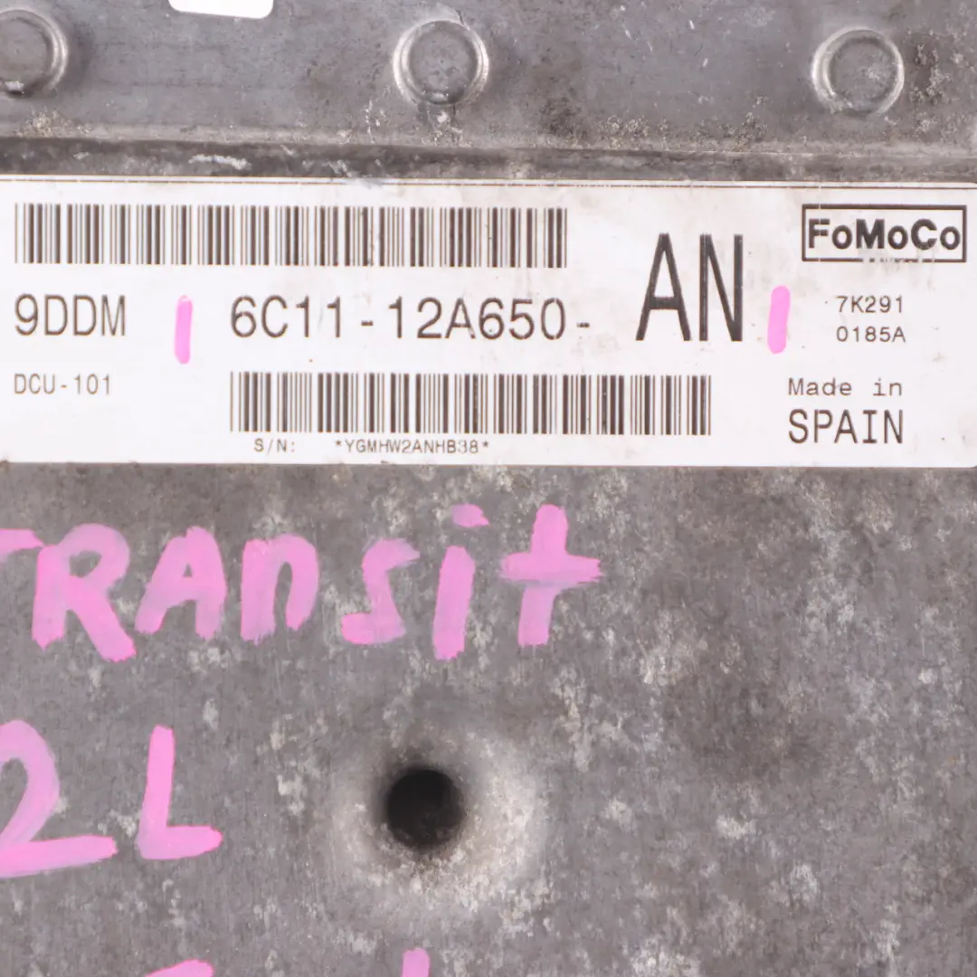 Ford Transit MK7 2.2 TDCI Diesel Motorsteuergerät ECU Handbuch 6C1112A650AN