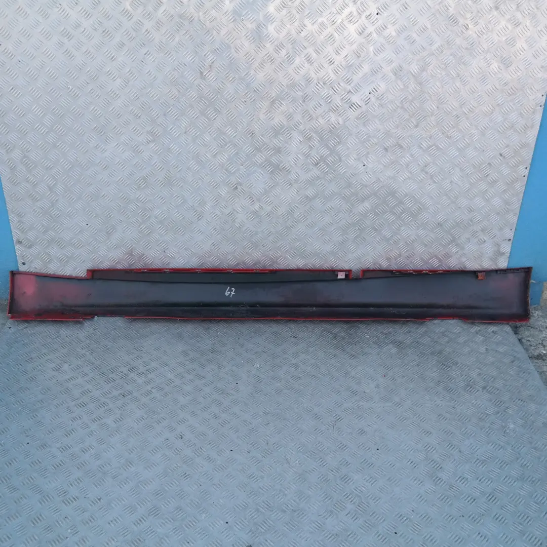 BMW 2 E87 Sill Strip Faldón Lateral Derecho Japanrot Japan Red Rot - 438