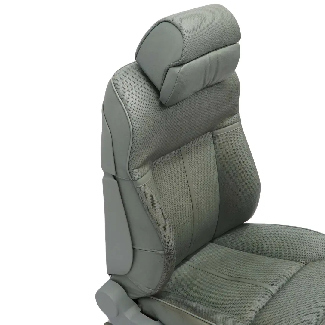 BMW 7 E65 Heated Stone Green Leather Front Right O/S Climate Comfort Seat