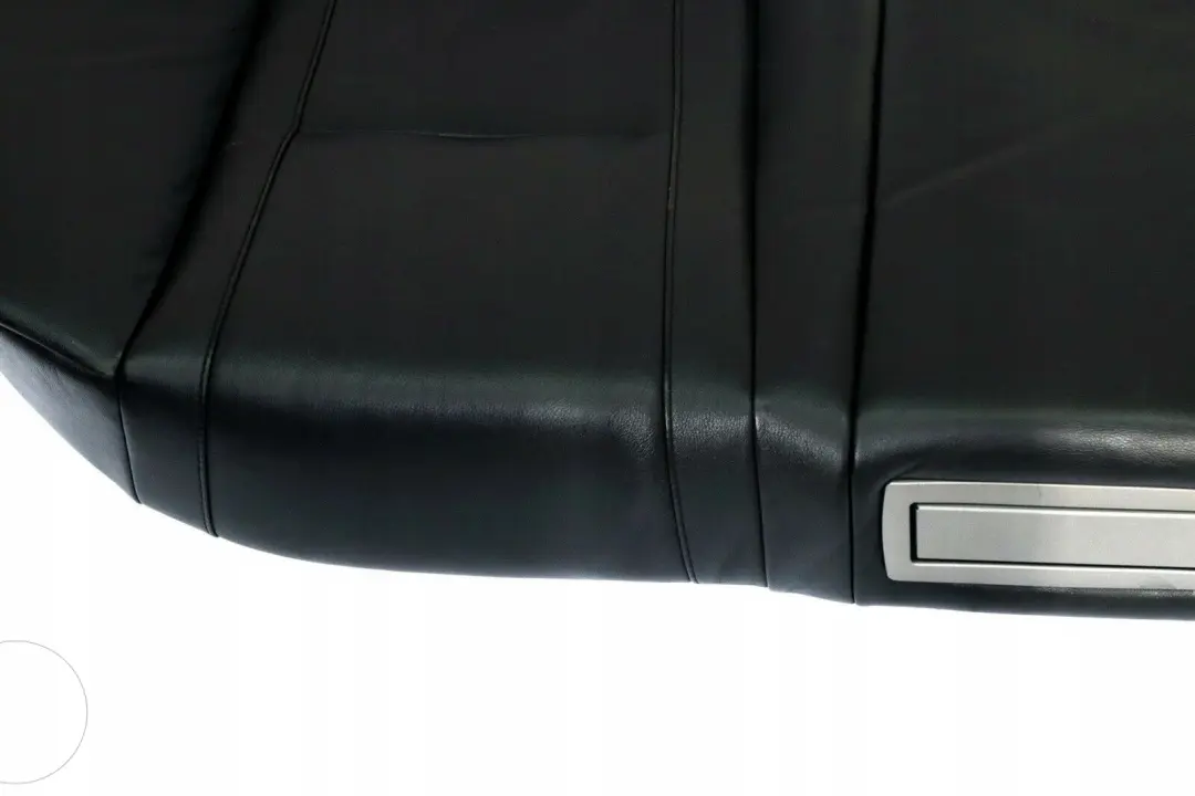 BMW E65 Sitzbezug Schwarz Leder Interieur Rücksitzbank Basis Couch 7035019