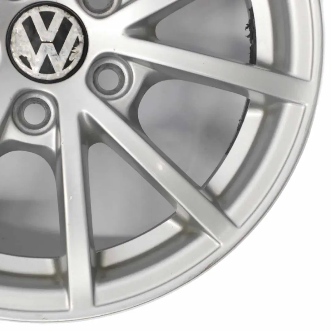 VW Volkswagen Polo 9N Silver Wheel Alloy Rim 14" ET:35 5J 6Q0601025AC