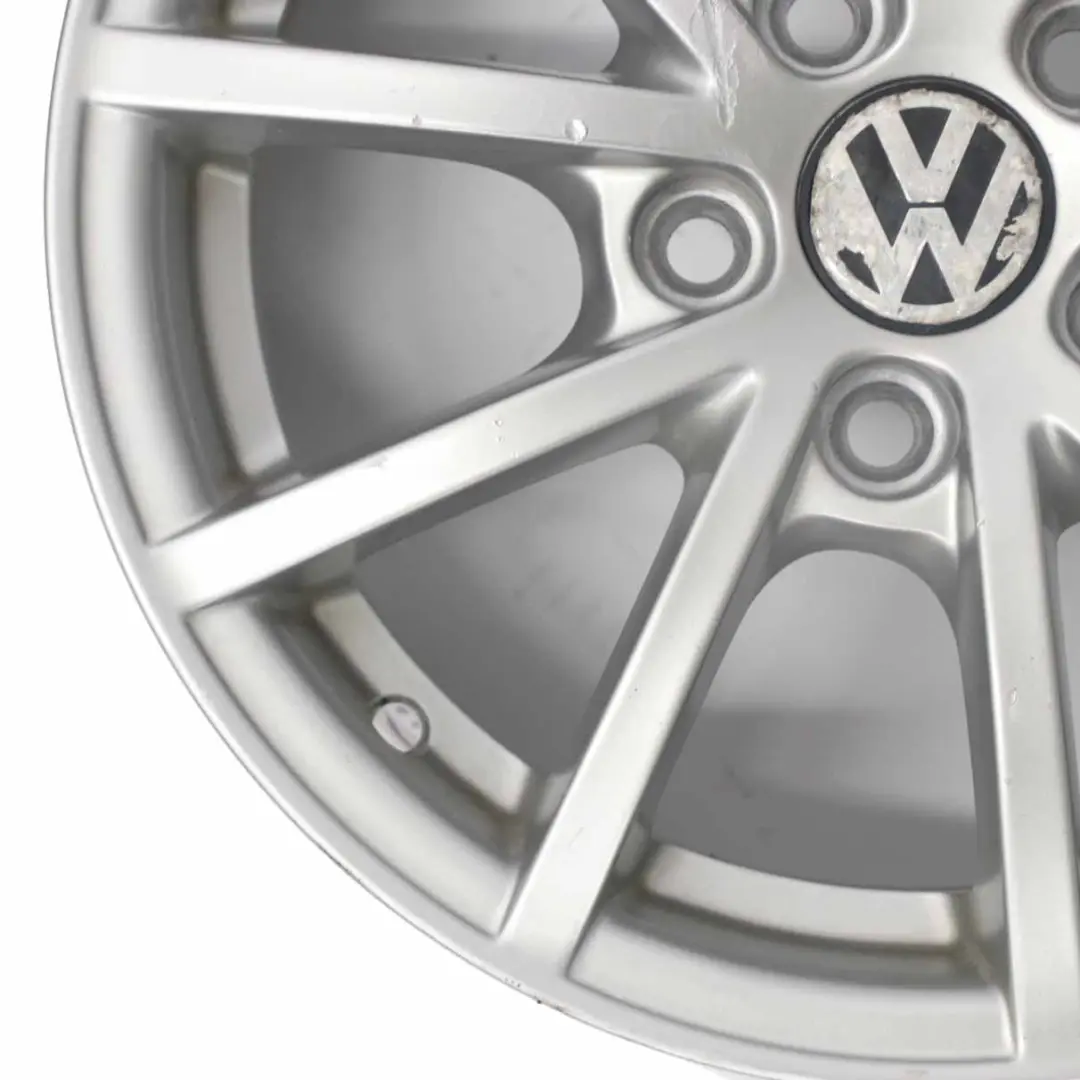 VW Volkswagen Polo 9N Silver Wheel Alloy Rim 14" ET:35 5J 6Q0601025AC