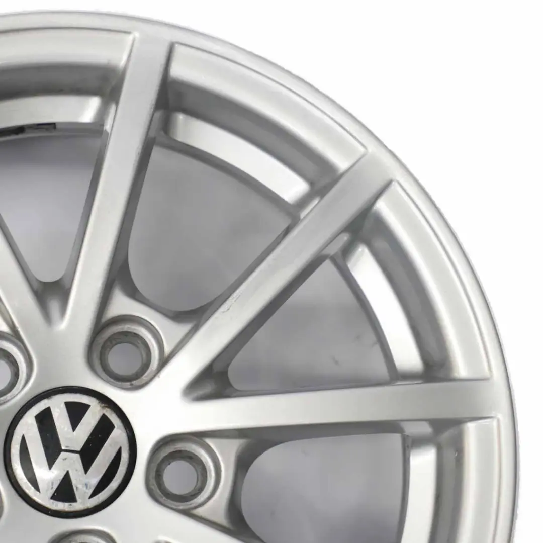 VW Volkswagen Polo 9N Silver Wheel Alloy Rim 14" ET:35 5J 6Q0601025AC