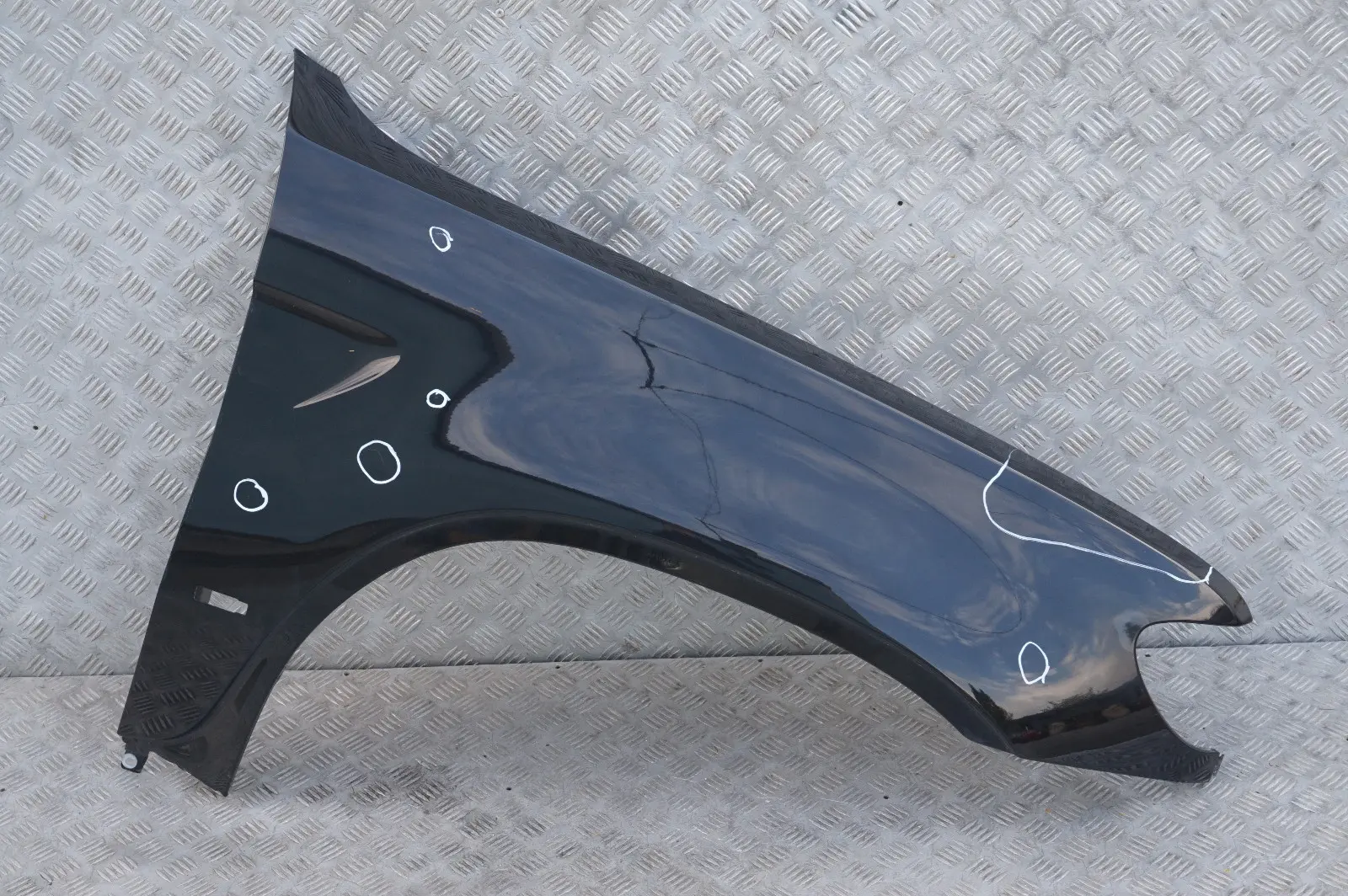 BMW X5 SERIES E53 Side Panel Wing Fender Front Right O/S Schwarz 2 Black - 668