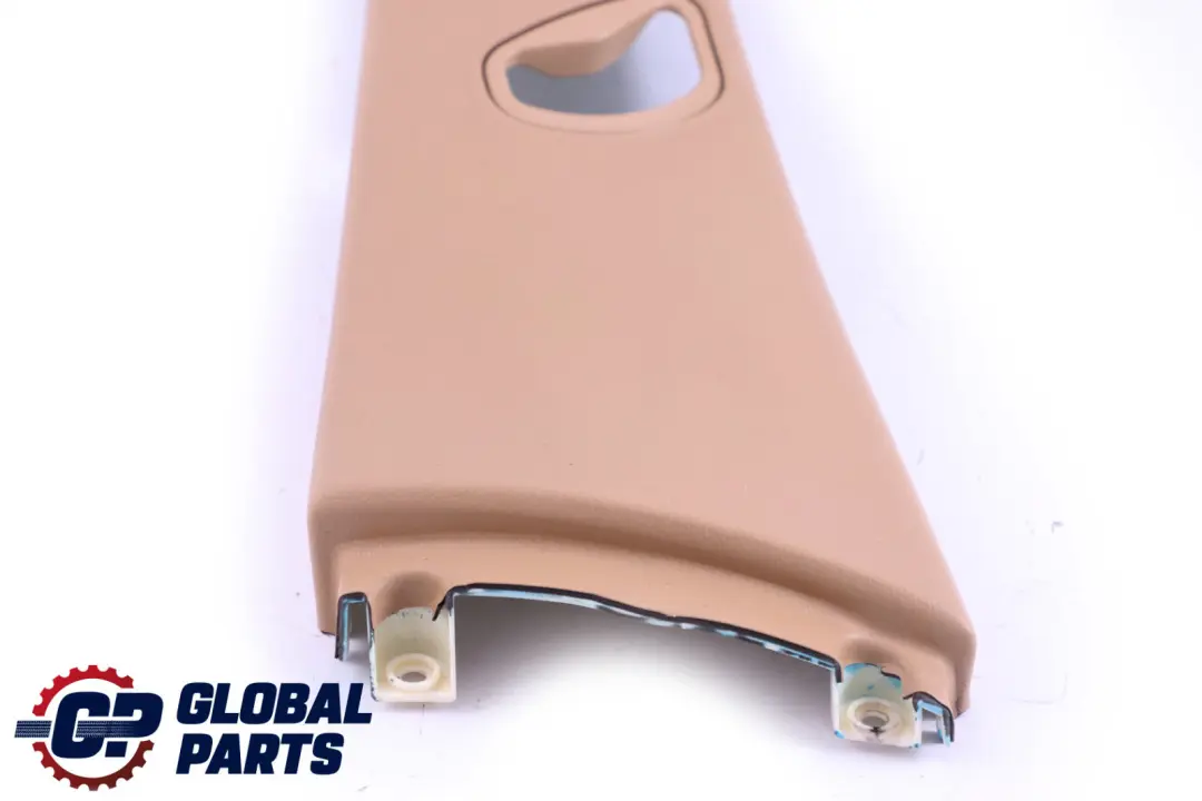 BMW E65 Cubierta Columna Centro Superior Izquierda  B Pilar Trim Cover Beige