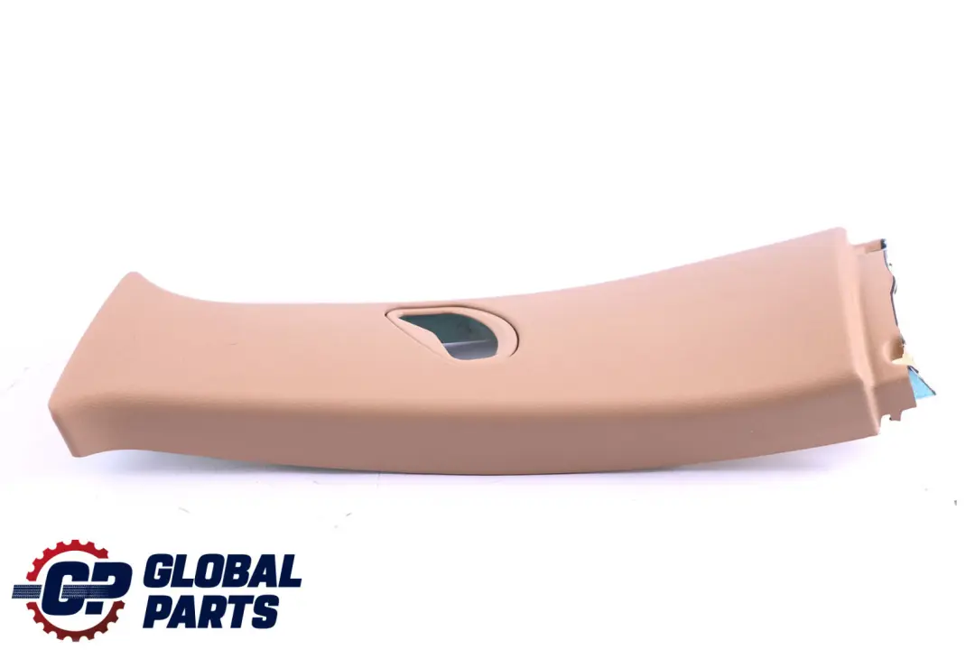 BMW E65 Cubierta Columna Centro Superior Izquierda  B Pilar Trim Cover Beige