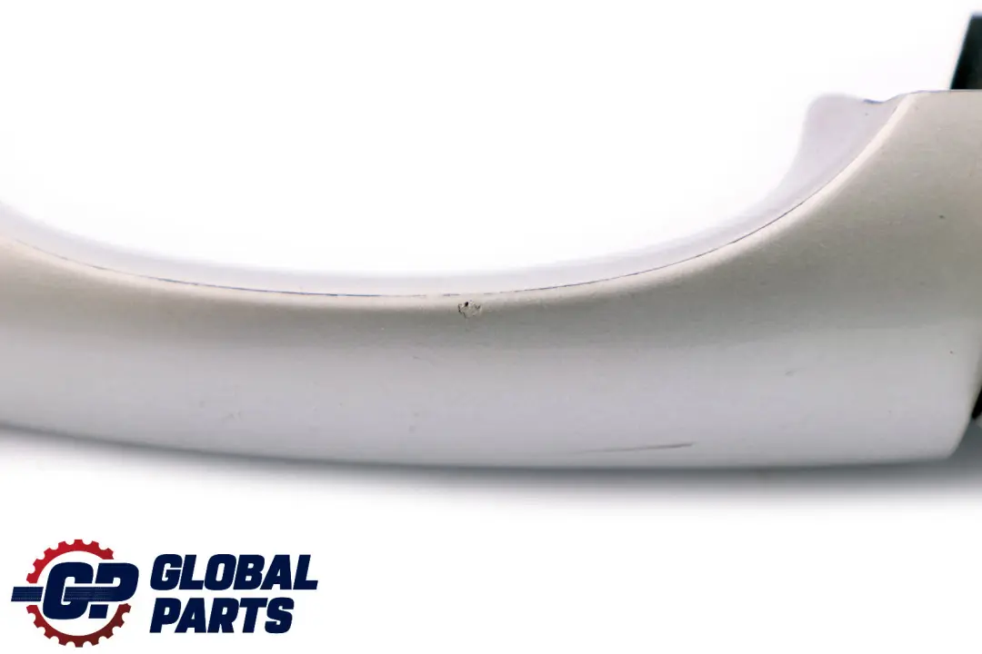 BMW X5 Series E53 Rear Left Cover Grab Handle Door N/S Titansilber Silver 354