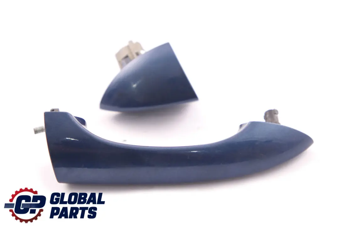 BMW X5 Series E53 Rear Right Handle Grab O/S Le Mans Blau Blue Metallic 381