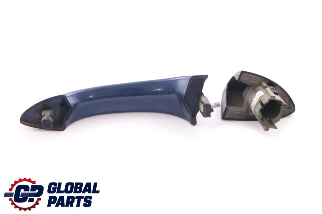 BMW X5 Series E53 Rear Right Handle Grab O/S Le Mans Blau Blue Metallic 381