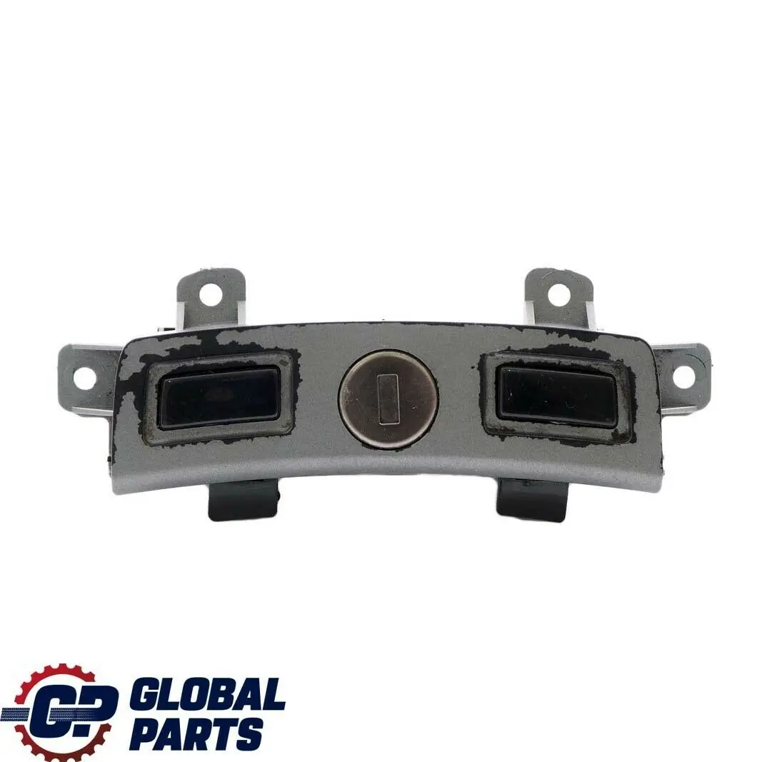 BMW E65 E66 E67 Bloqueo Centro Apoyabrazos Cubiertas Plata Oscuro 7002397