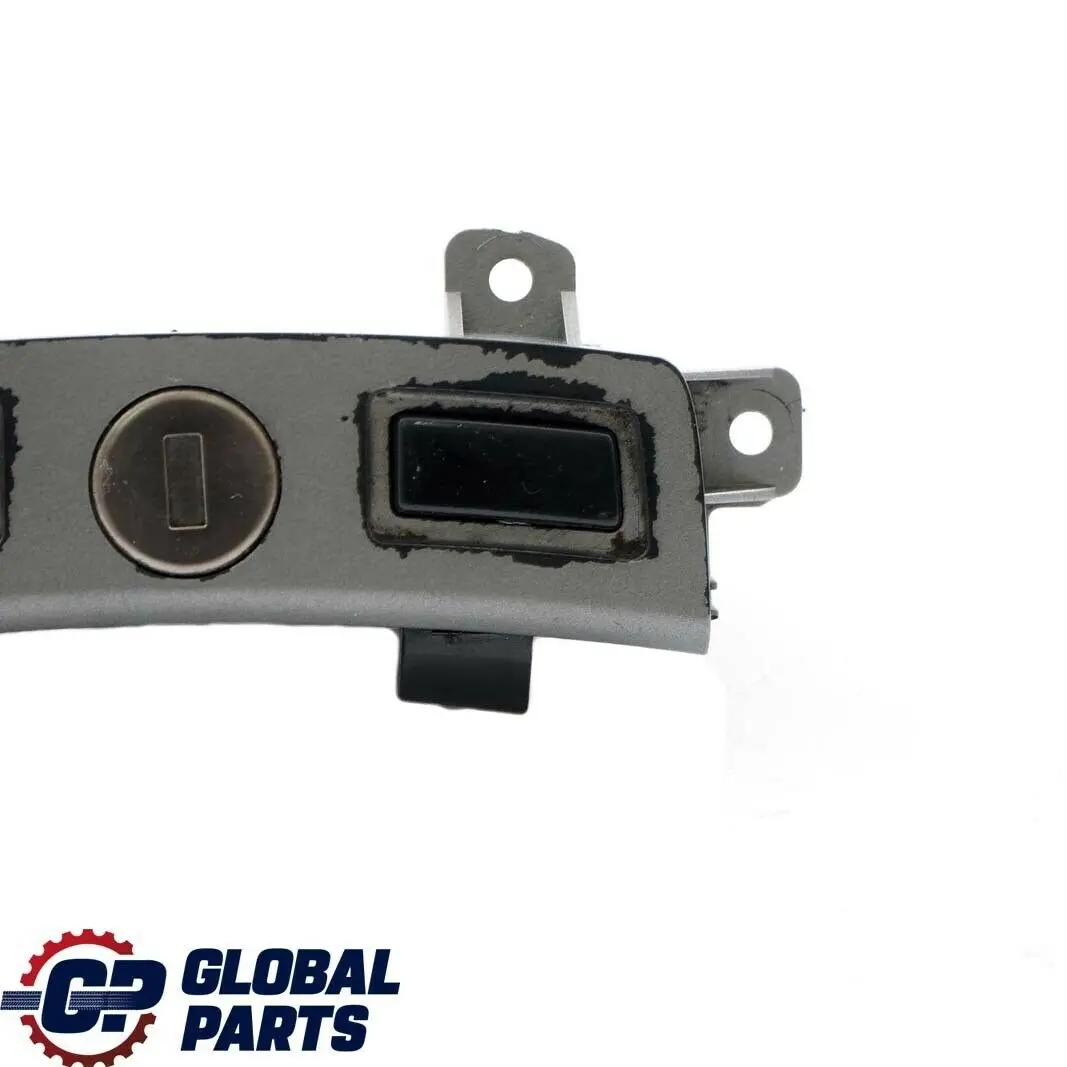 BMW E65 E66 E67 Bloqueo Centro Apoyabrazos Cubiertas Plata Oscuro 7002397