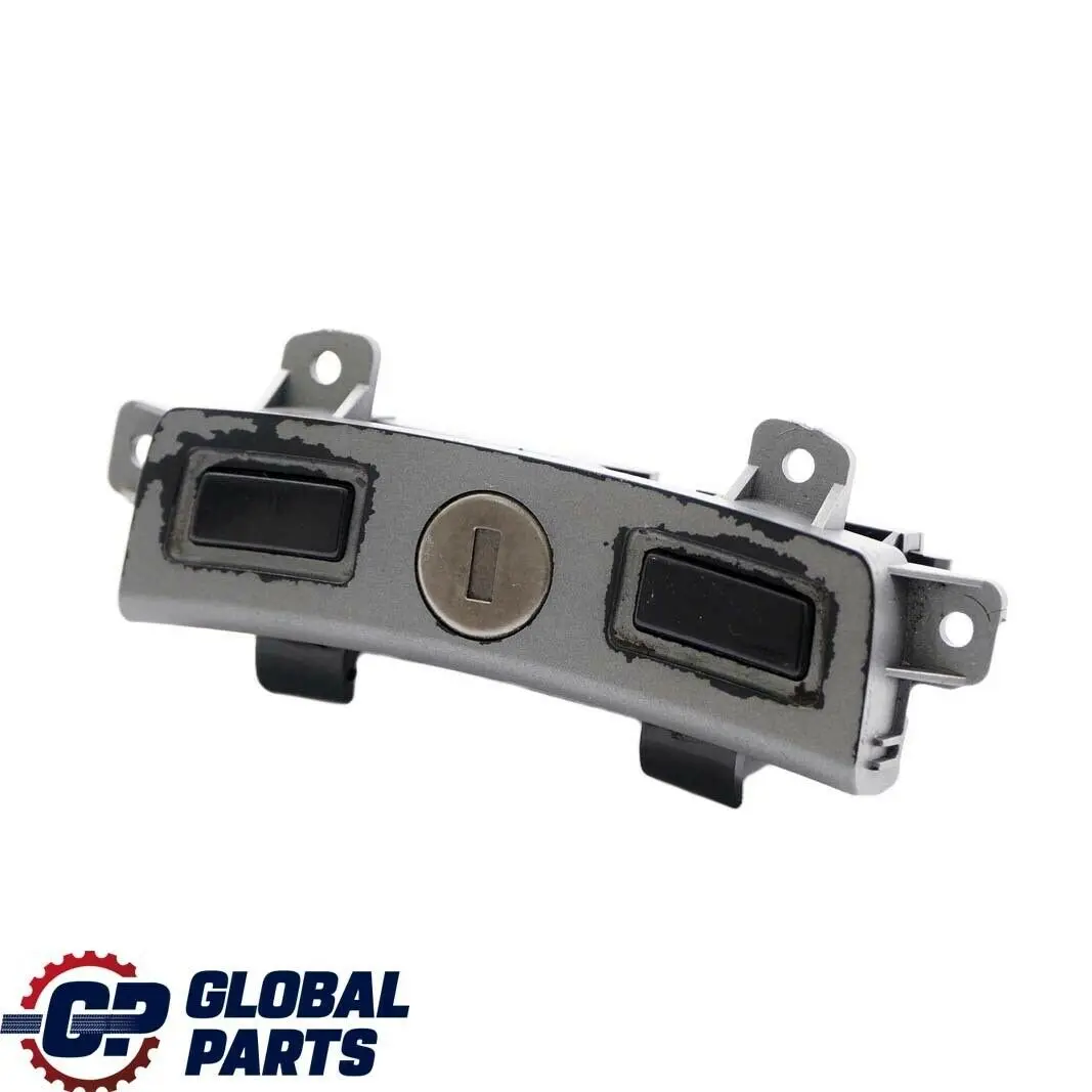 BMW E65 E66 E67 Bloqueo Centro Apoyabrazos Cubiertas Plata Oscuro 7002397