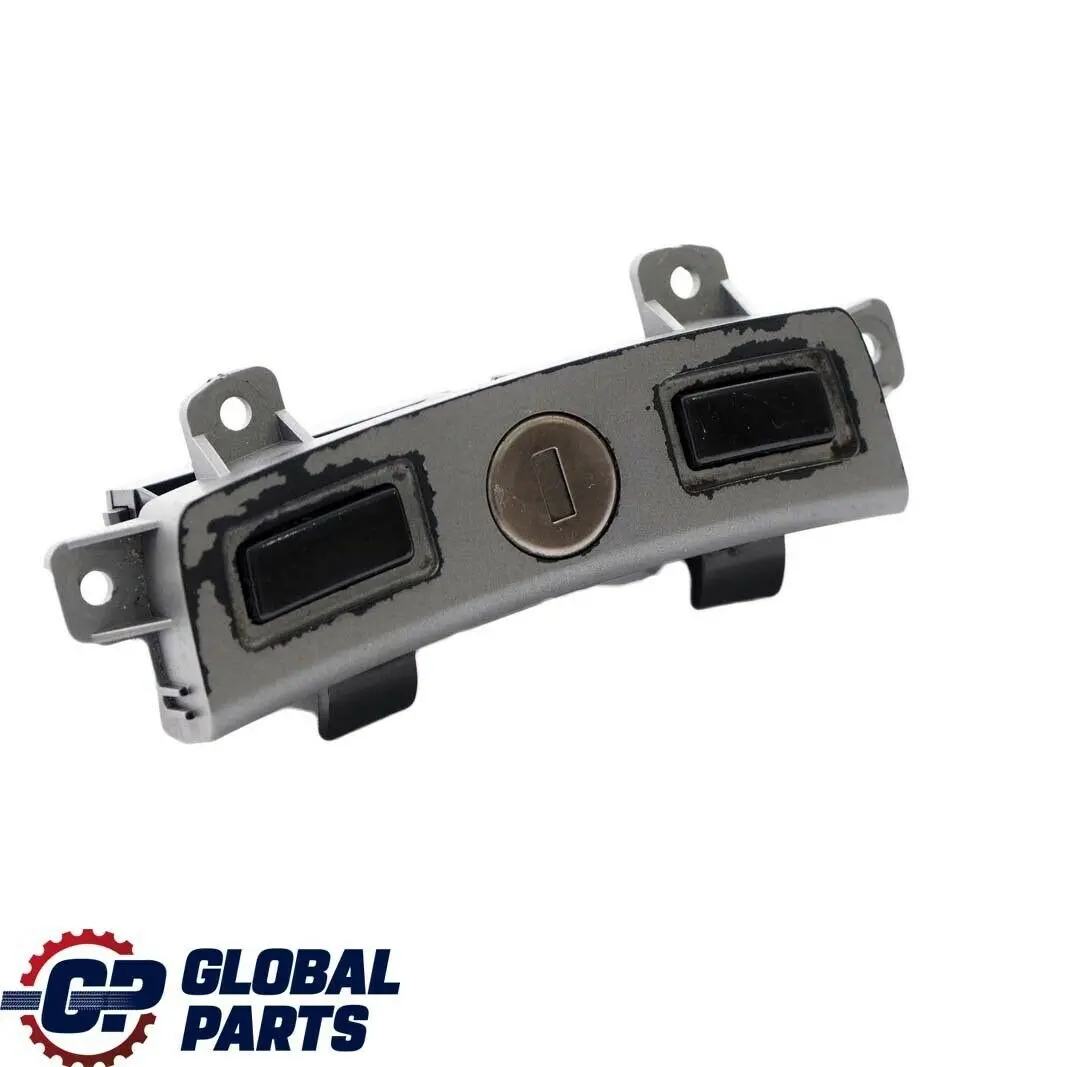 BMW E65 E66 E67 Bloqueo Centro Apoyabrazos Cubiertas Plata Oscuro 7002397