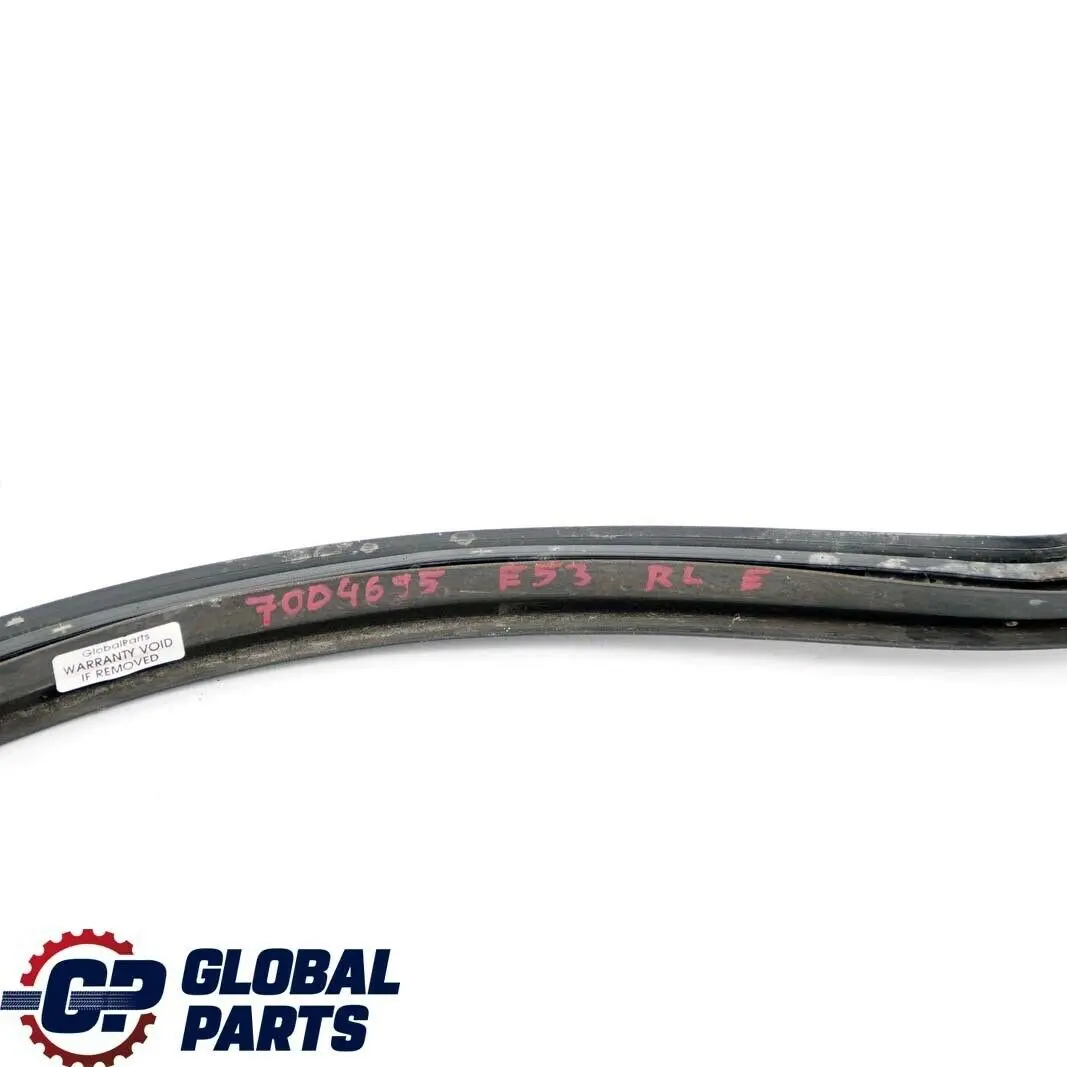 BMW X5 Series E53 Rear Left N/S Door Weatherstrip Seal Bottom Black 7004695