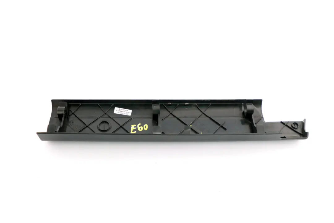 BMW E60 E61 E65 Finisher Upper Rail Front Left N/S Black 7007729