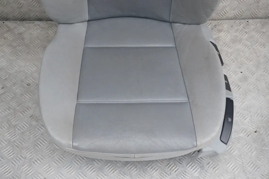 BMW X5 Series E53 Front Left N/S Grey Leather Seat Passenger Side