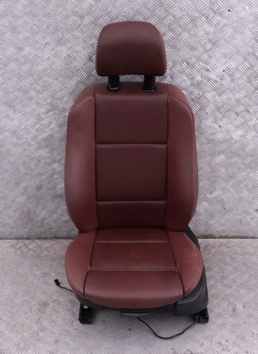 BMW X5 Series E53 Sport Front Left N/S Passenger Leather Seat Mahagoni Screens