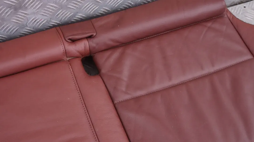 BMW X5 SERIES E53 Leather Interior Rear Seat Sofa Couch Bench Mahagoni