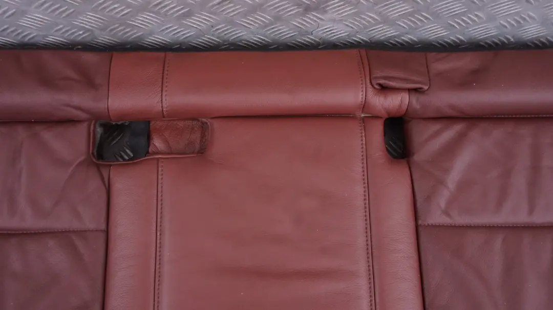 BMW X5 SERIES E53 Leather Interior Rear Seat Sofa Couch Bench Mahagoni