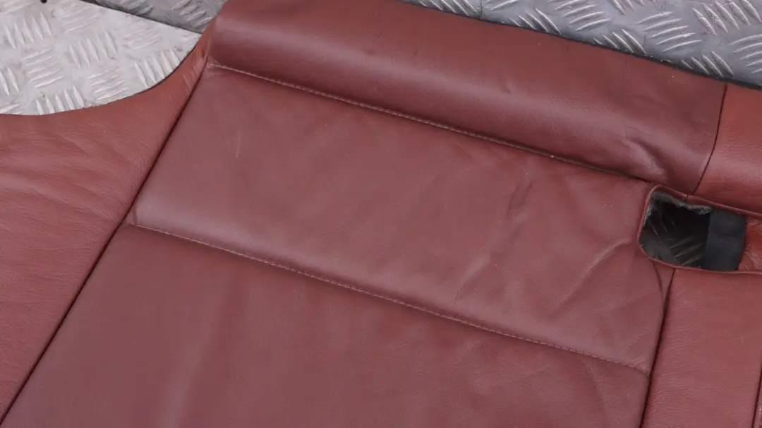 BMW X5 SERIES E53 Leather Interior Rear Seat Sofa Couch Bench Mahagoni