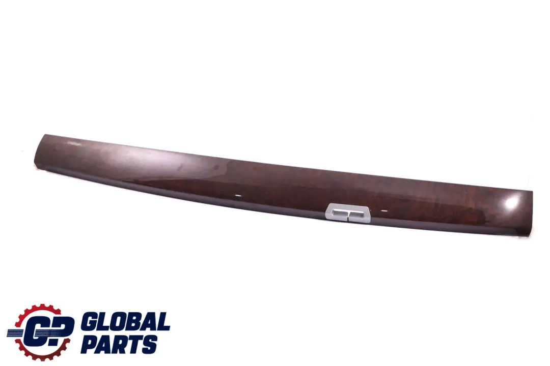 BMW 7 Series E65 E66 E67 Wood Strip Rear Window Shelf N/S ESCHE DUNKEL