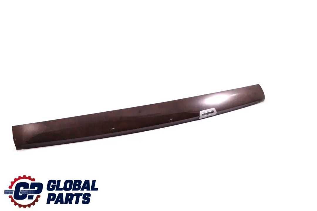 BMW 7 Series E65 E66 E67 Wood Strip Rear Window Shelf N/S ESCHE DUNKEL