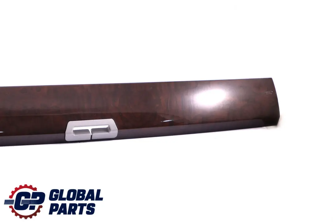 BMW 7 Series E65 E66 E67 Wood Strip Rear Window Shelf N/S ESCHE DUNKEL