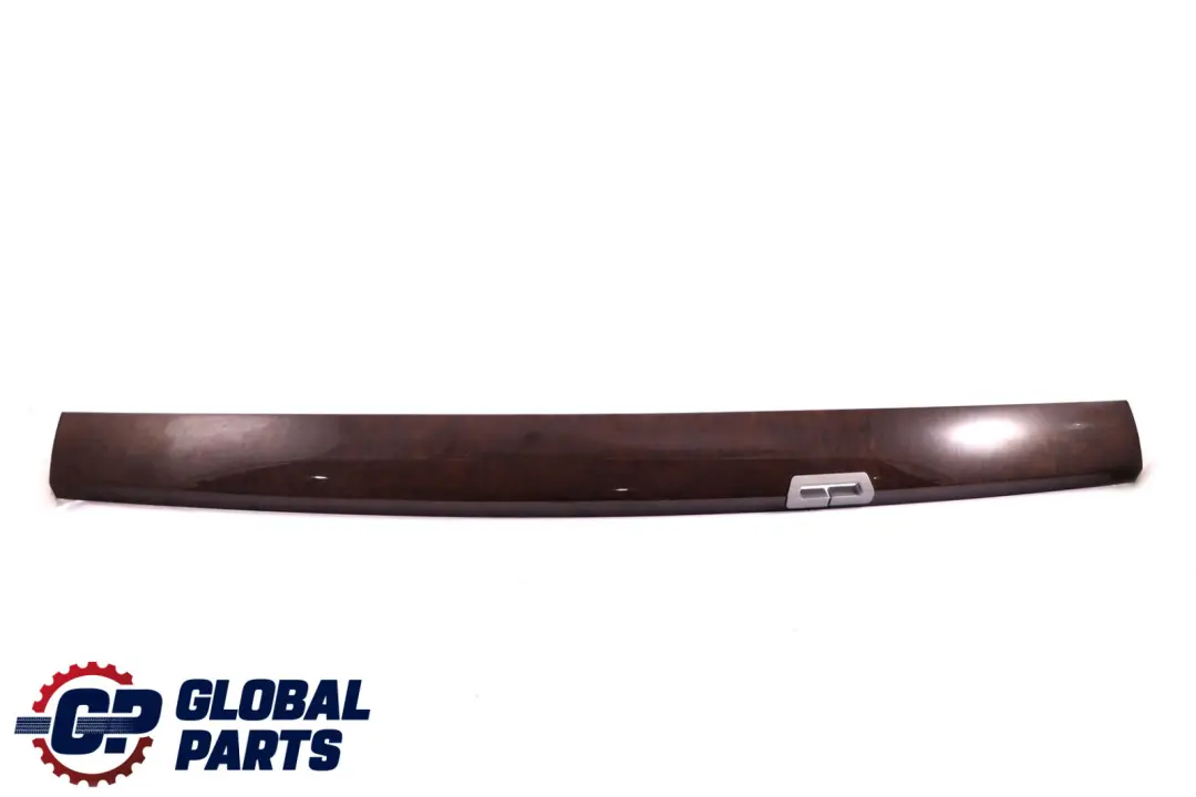 BMW 7 Series E65 E66 E67 Wood Strip Rear Window Shelf N/S ESCHE DUNKEL