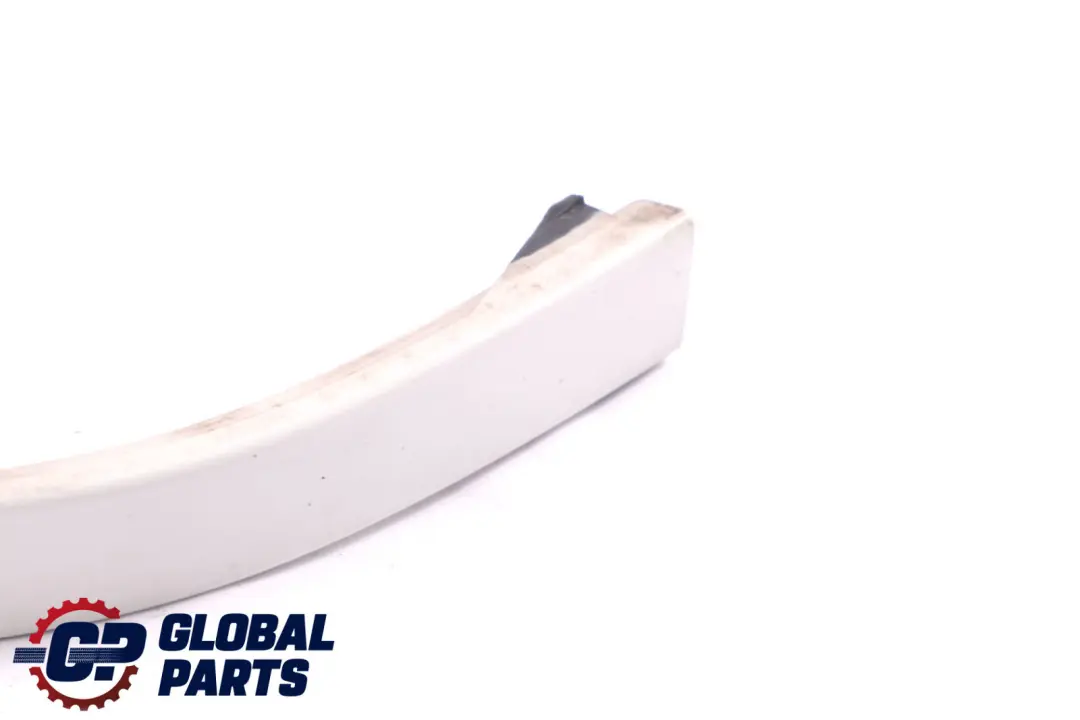 BMW 7 Series E65 Rear Left Bumper Finisher Moulding Trim N/S Alpinweiss 3