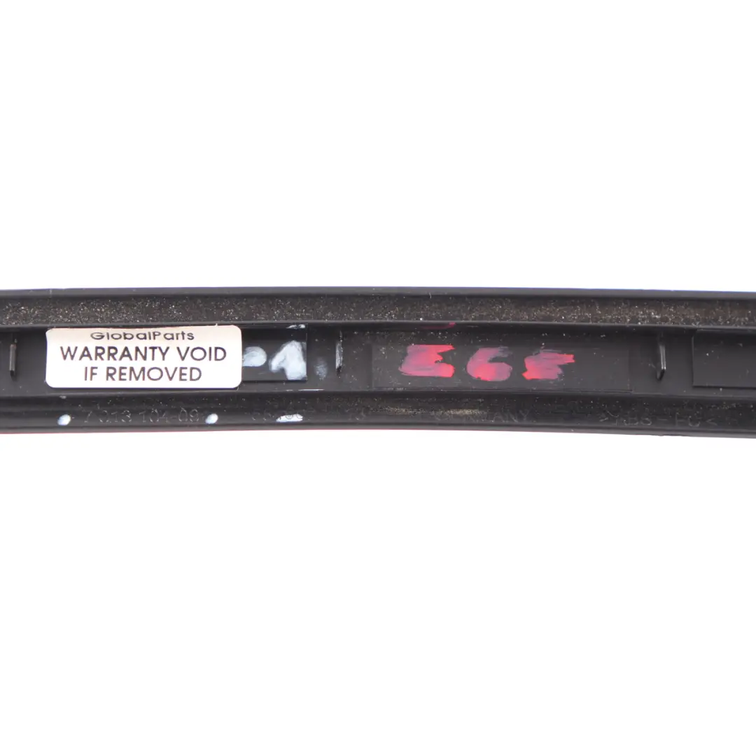 Window Strip BMW E65 E66 Rear Door Right O/S Frame Trim Black 7013104