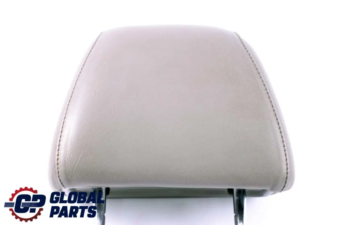 BMW 7 Series E65 Front Seat Left Right N/O/S Leather Headrest Nasca Grey