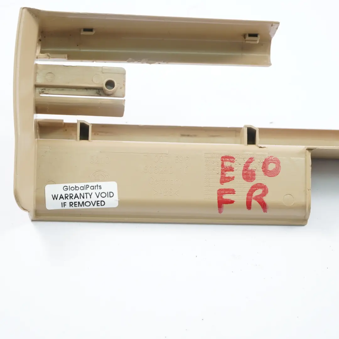 BMW E60 E65 Couvre Siege Exterieur Droit Beige 7007696 7015596